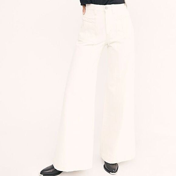 Free people & COH Lonnie Palazzo jeans - Picture 11 of 12